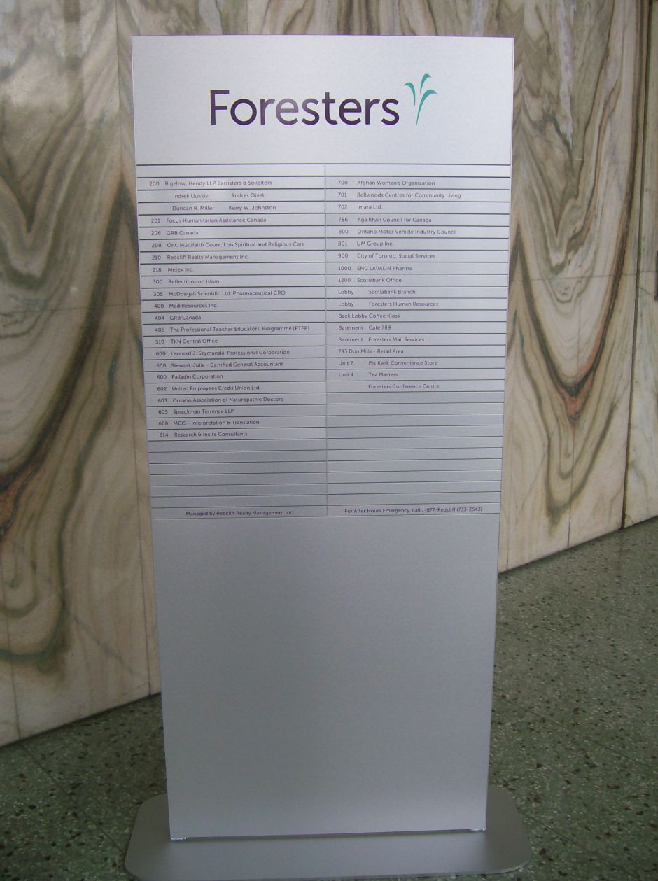 Foresters Sign Project